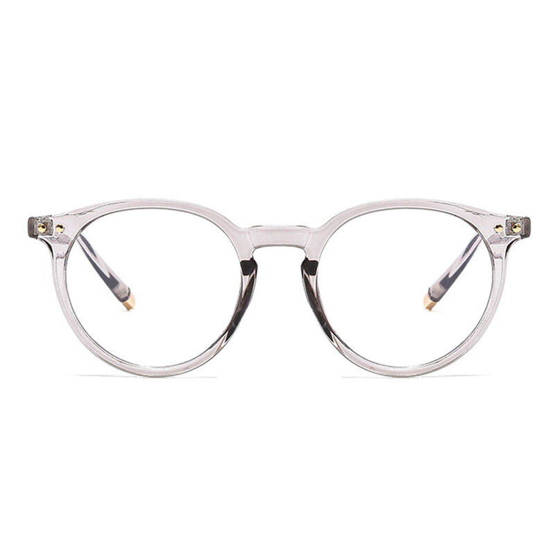 Earle Round Gray Glasses