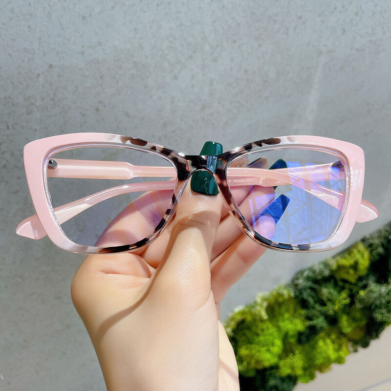 Vera Cat Eye Pink Glasses