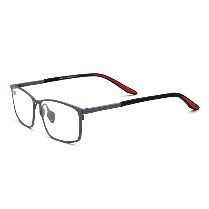 Katharine Rectangle Gray Glasses