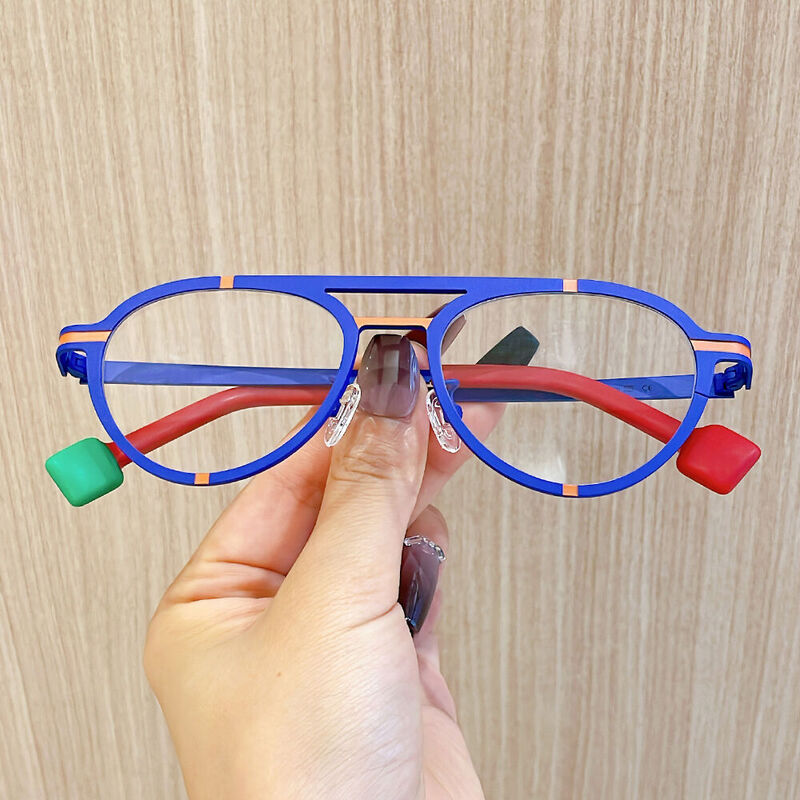 Gafas Graduadas Aviador Azules Finn