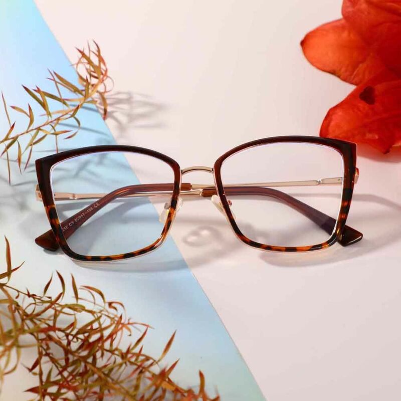 Babbitt Cat Eye Schildkröte Brille