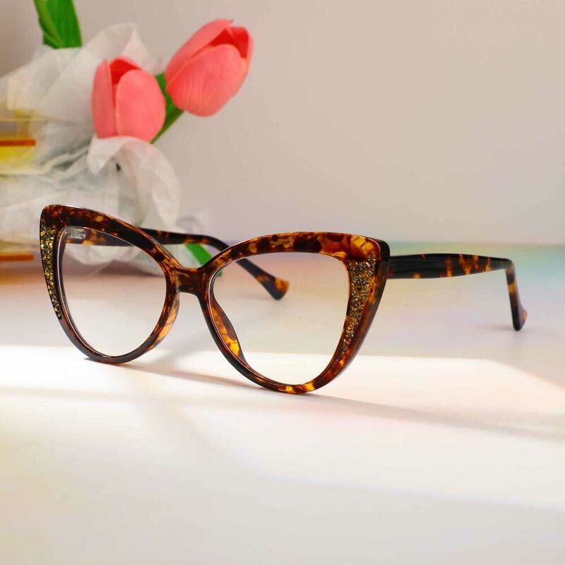 Ferguso Cat Eye Tortoise Glasses