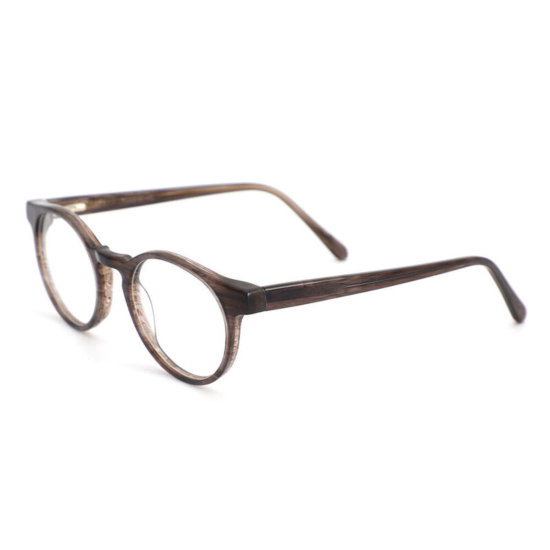 Lucia Round Grey Glasses