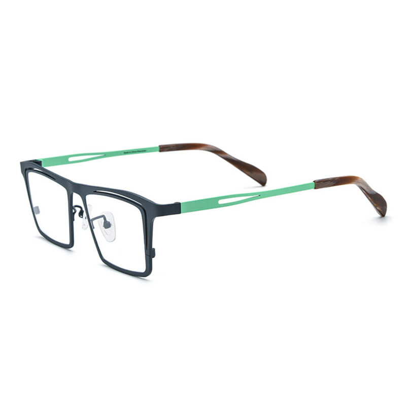 Marina Rectangle Grey Glasses