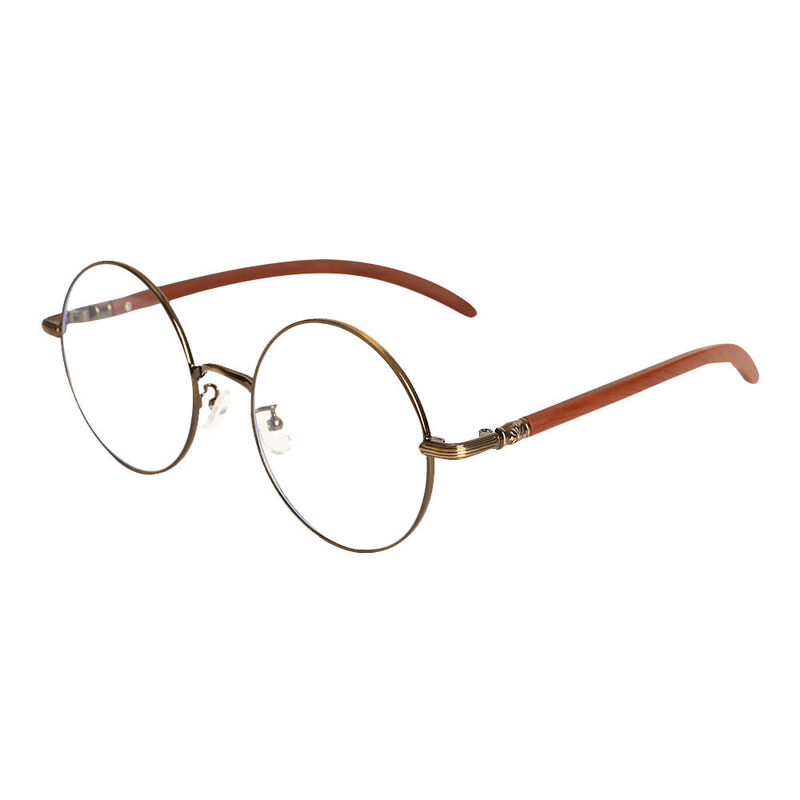 Lunettes de Vue Rodney Ronde Marron