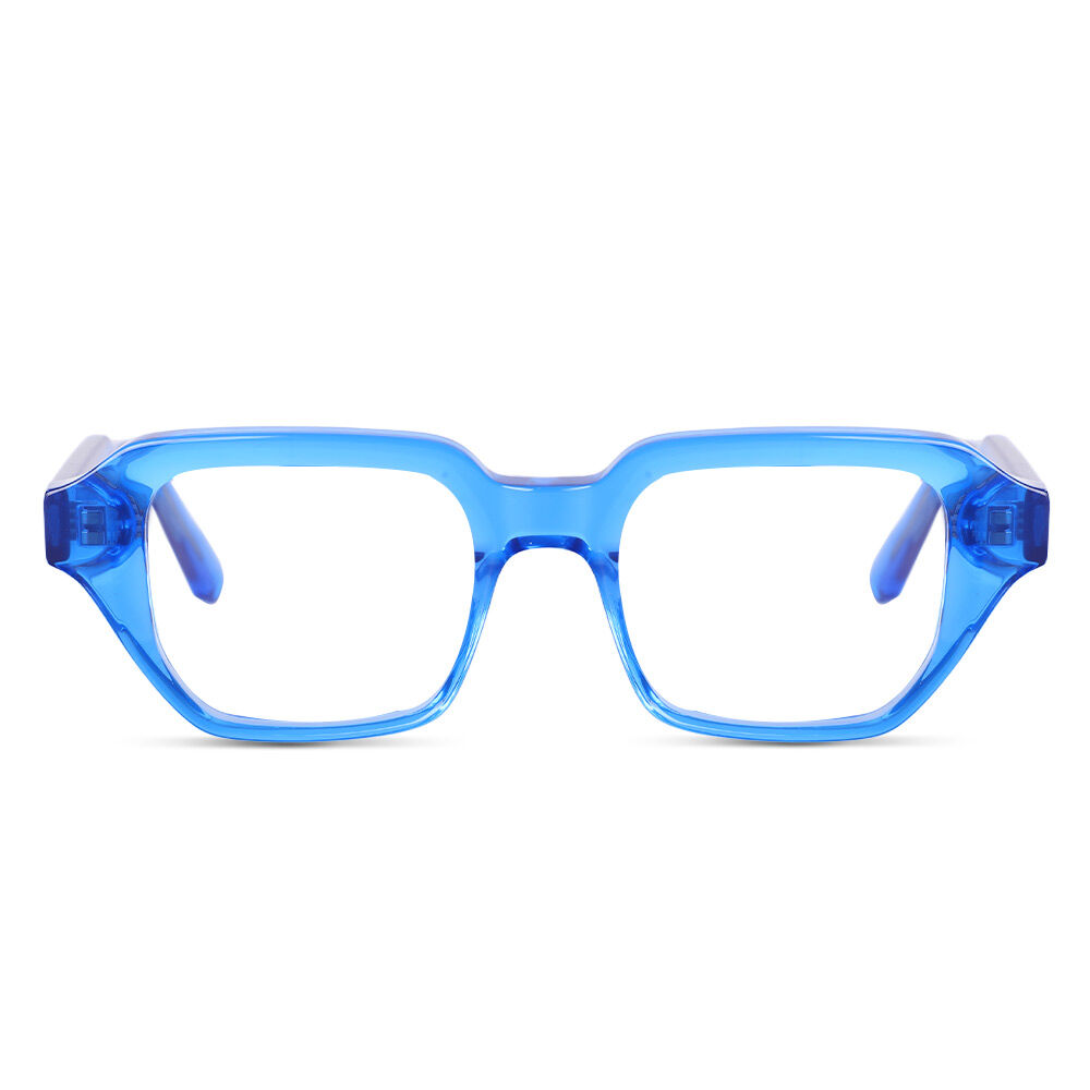 Eudor Quadratische Blaue Brille