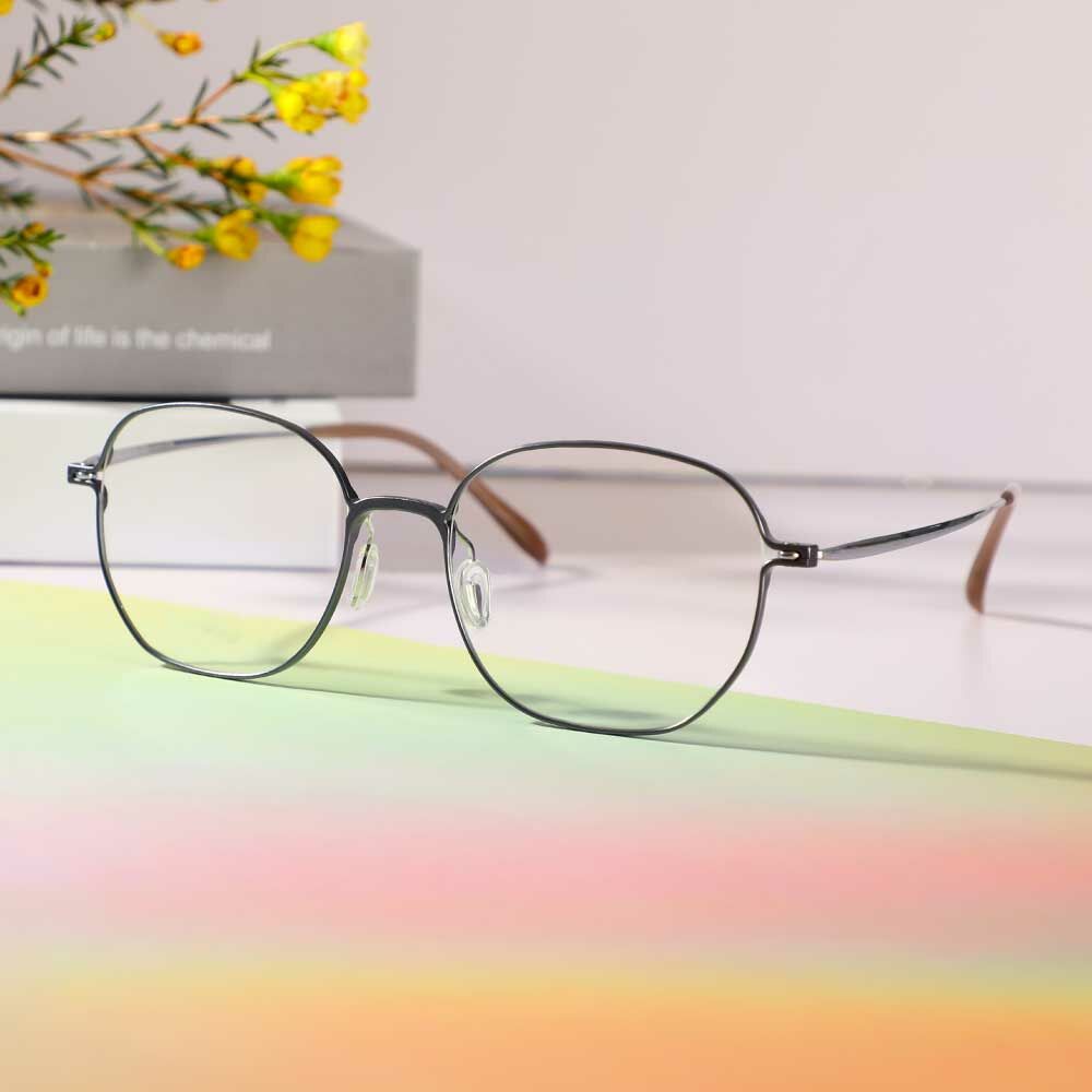 Anders Quadratisch Grau Brille