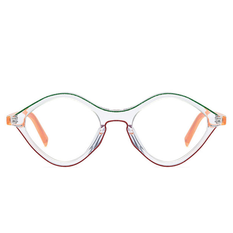 Kanina Oval Orange Glasses