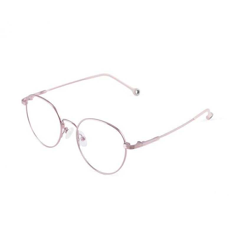 Samuel Round Pink Glasses