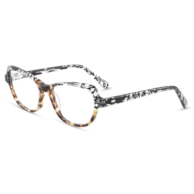 Occhiali da vista Hellery Aviator Arancione