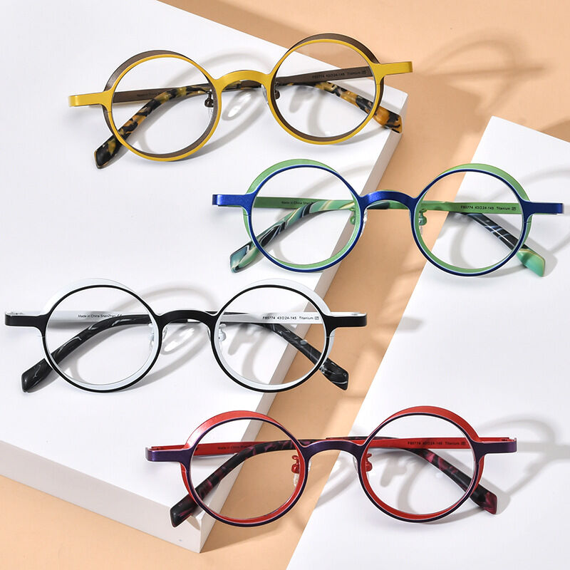 Neoco Runde Lila Brille