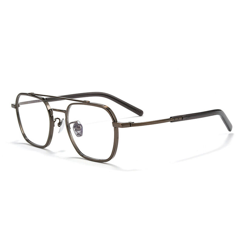 Corneli Pilote Braune Brille