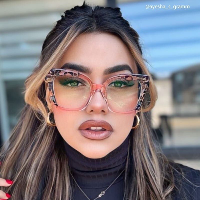 Lamb Cat Eye Pink Glasses