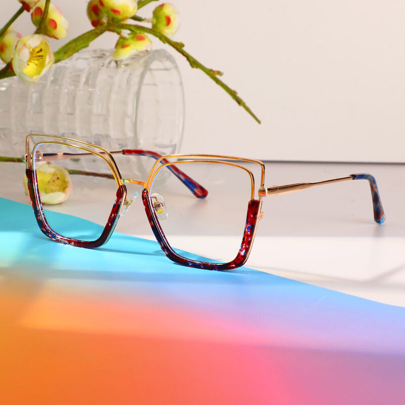 Lunettes de Vue Carter Cat Eye Rouge