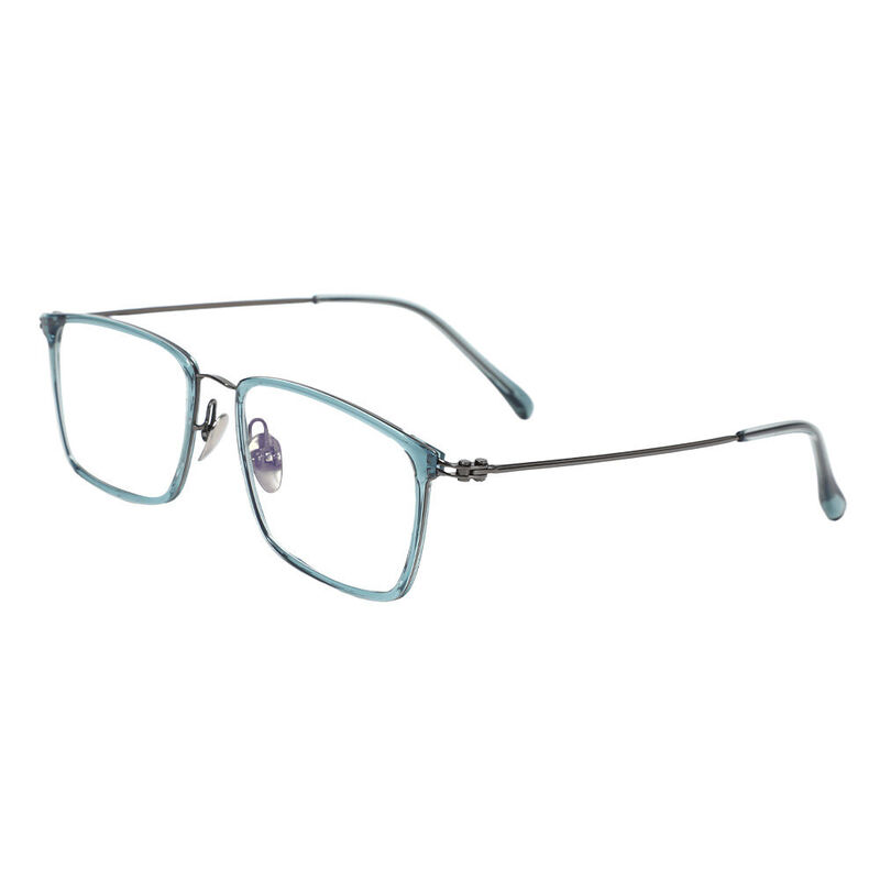 Alfred Rectangle Blue Glasses