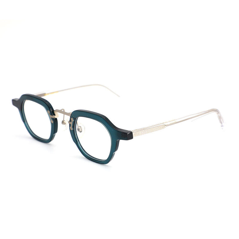 Ivan Quadratische Blaue Brille