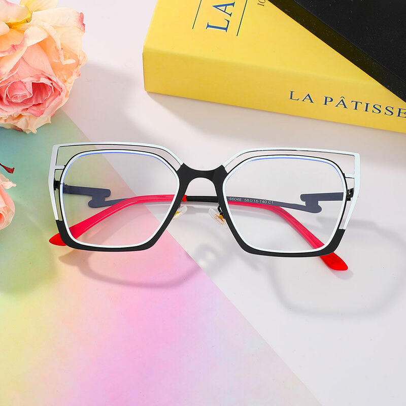Judith Cat Eye Black Glasses