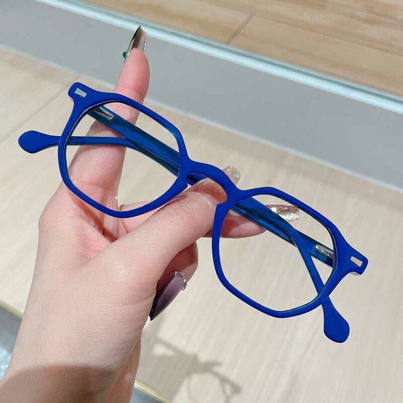 Lunettes de Vue Micah Géométrique Bleu