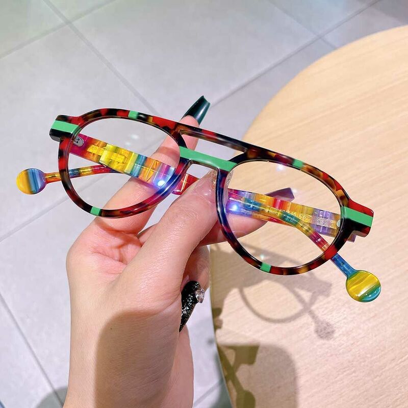 Leonard Pilote Schildkröte Brille