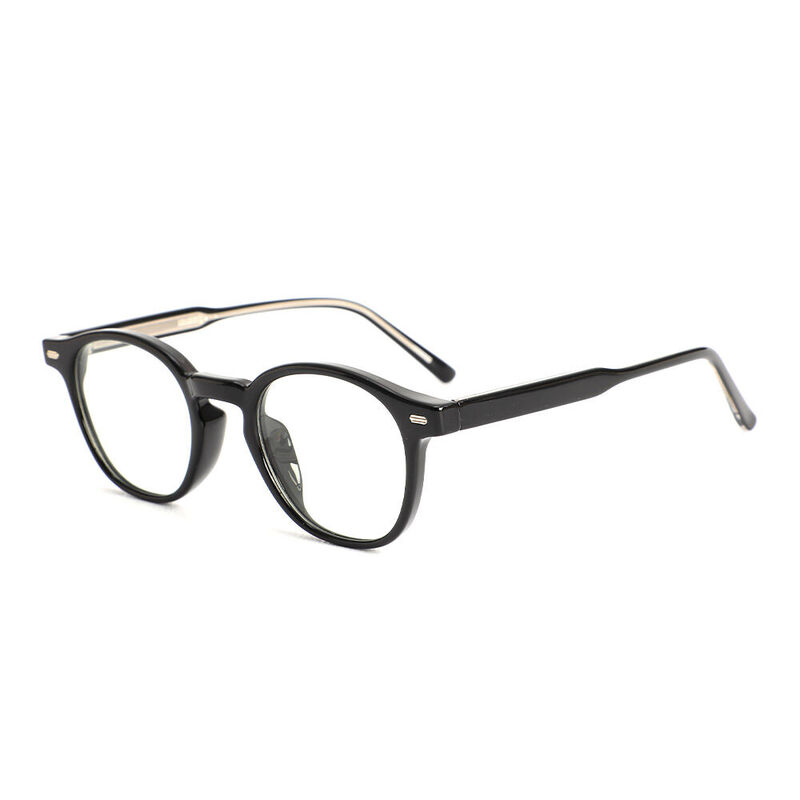 Zebulon Square Black Glasses