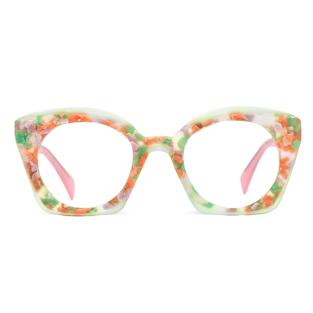 Faithe Cat Eye Floral Glasses