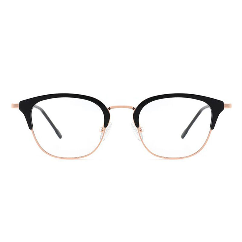 Althea Cat Eye Black Glasses