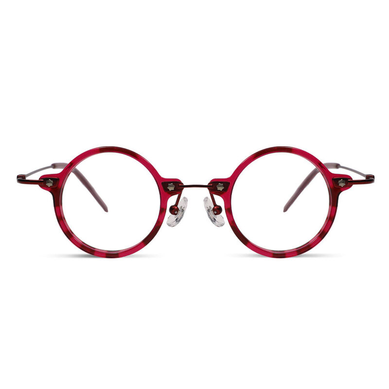 Clarep Round Pink Glasses