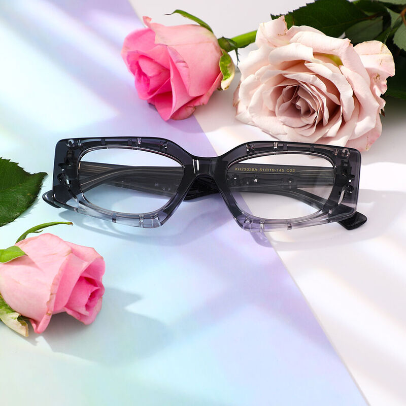 Zimmerma Geometric Grey Glasses