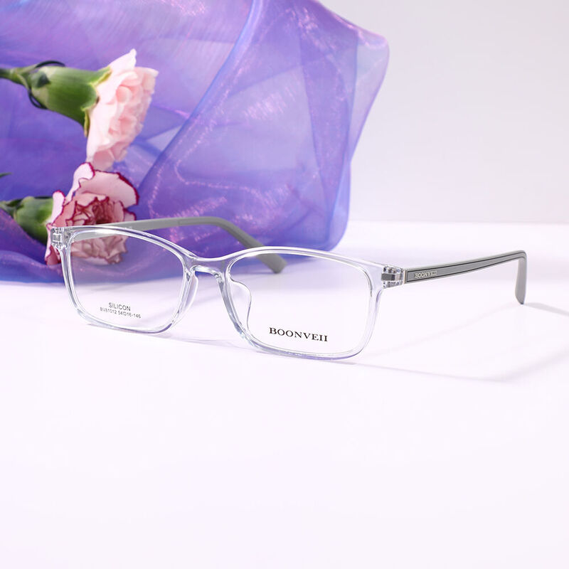 Samaiw Rectangle Clear Glasses