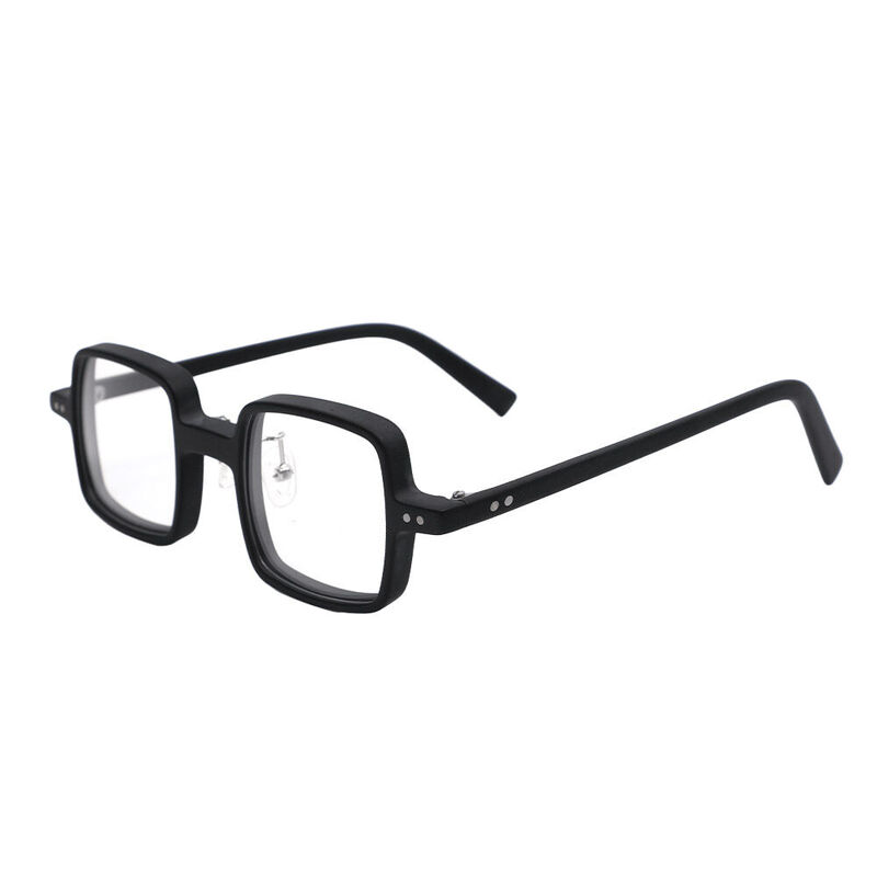 Marjory Square Black Glasses