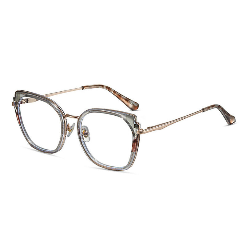 Amelia Cat Eye Gray Glasses