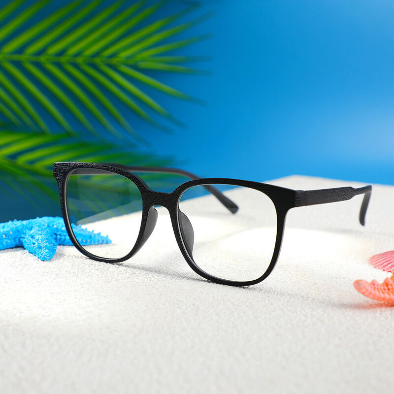 Candice Square Black Glasses