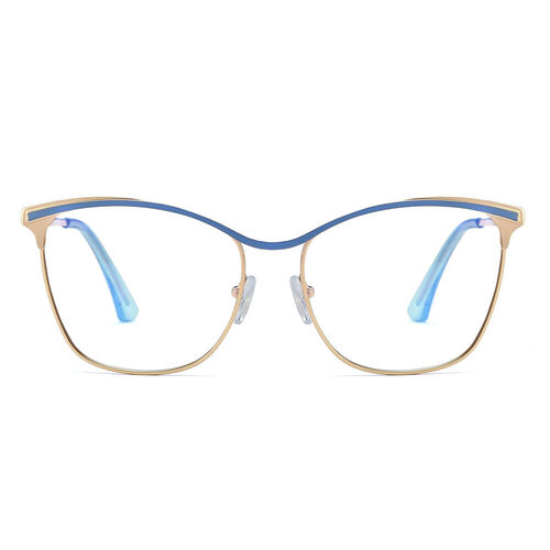 Candice Cat Eye Blue Glasses