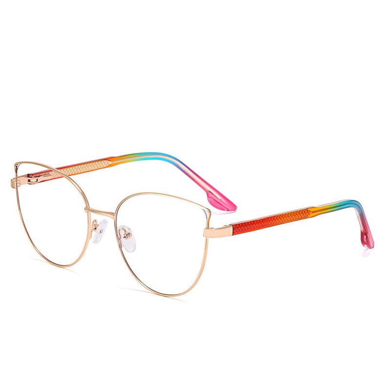 Kineks Cat Eye Rainbow Glasses
