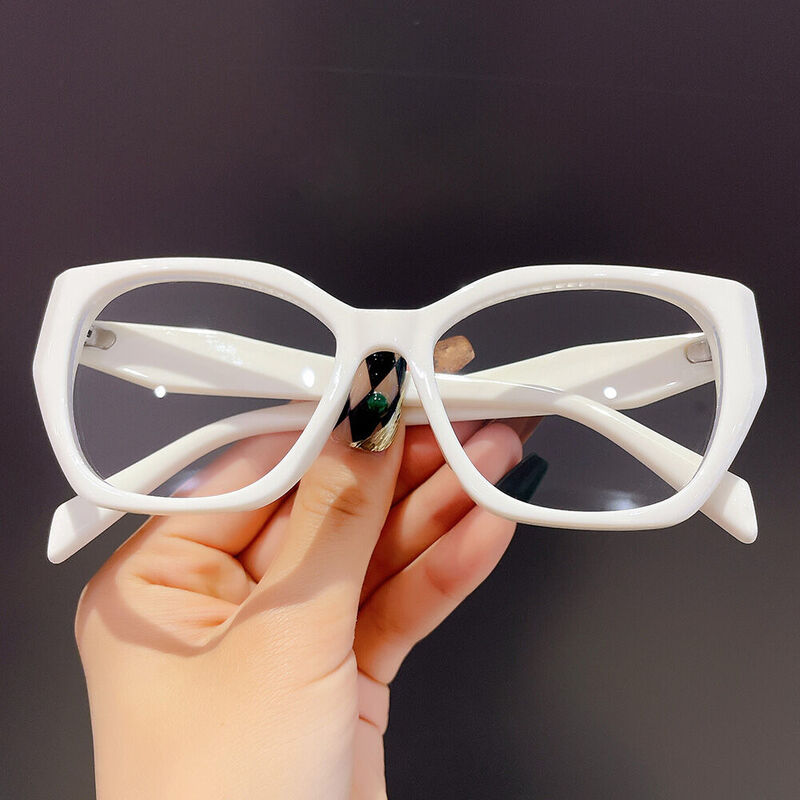 Dana Cat Eye Beige Glasses