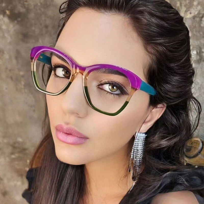 Lenee Cat Eye Pink Glasses