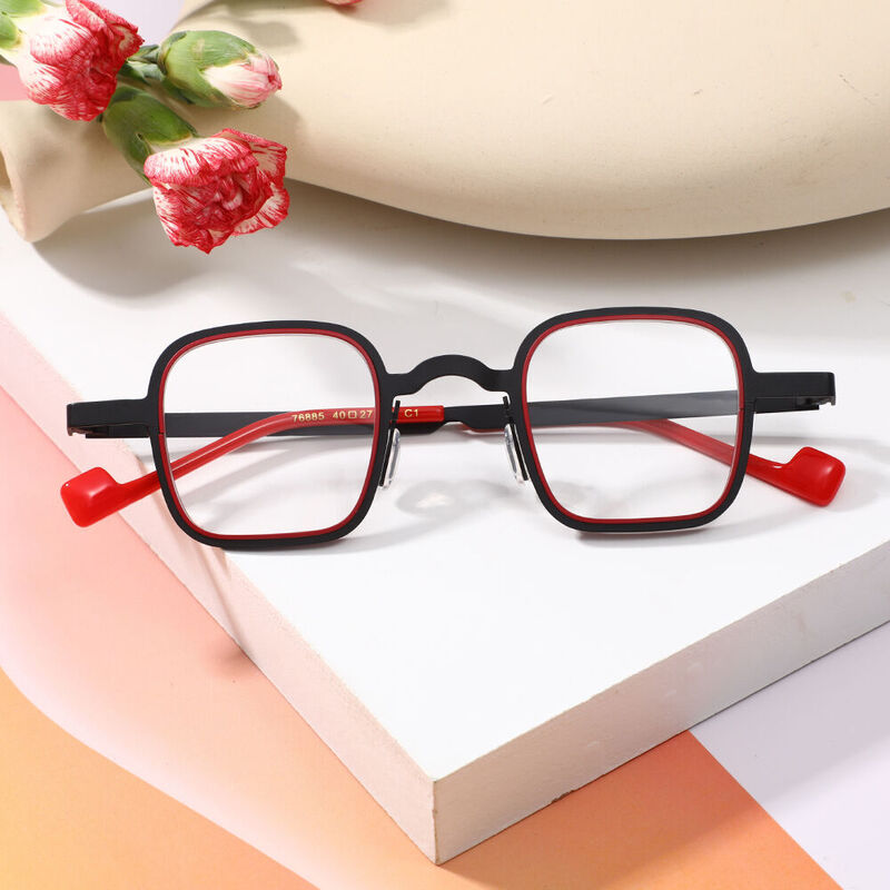 Bower Square Black Glasses