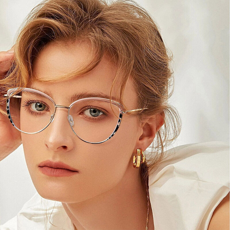 Goldsmith Cat Eye Gray Glasses