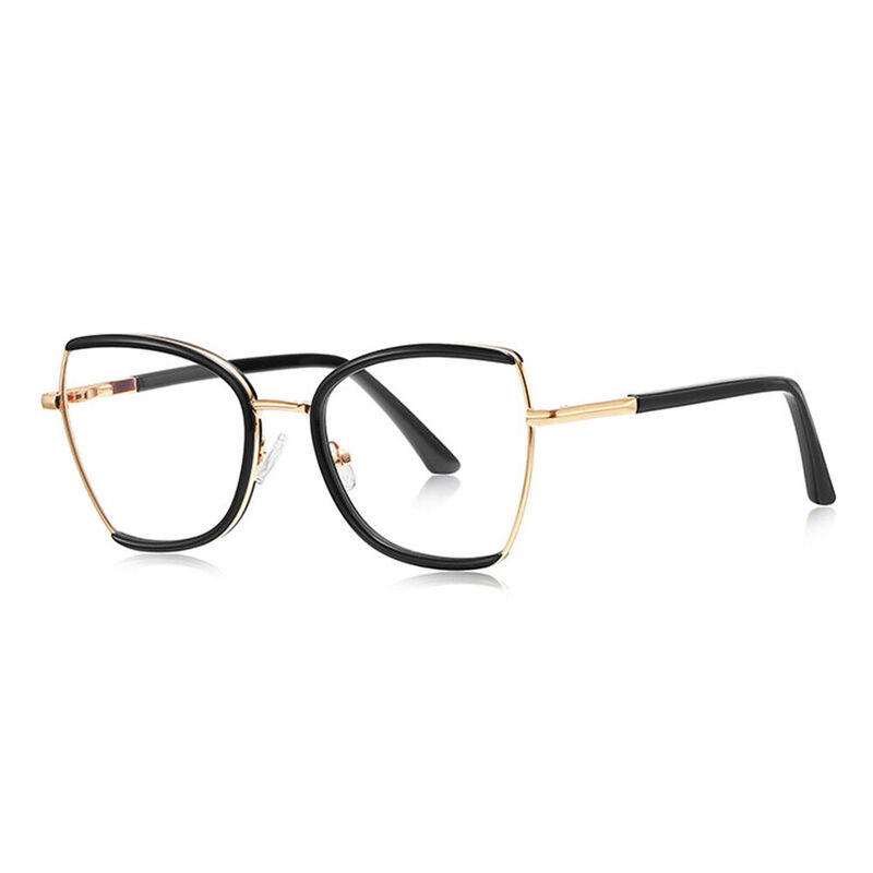 Novia Cat Eye Black Glasses