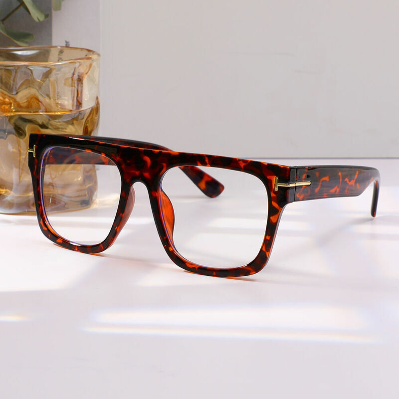 Vibrant Quadratische Schildkröte Brille