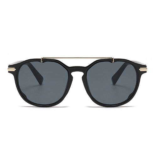 Hester Aviator Black Sunglasses - Aoolia.com