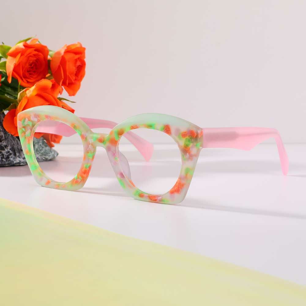 Faithe Cat Eye Floral Glasses