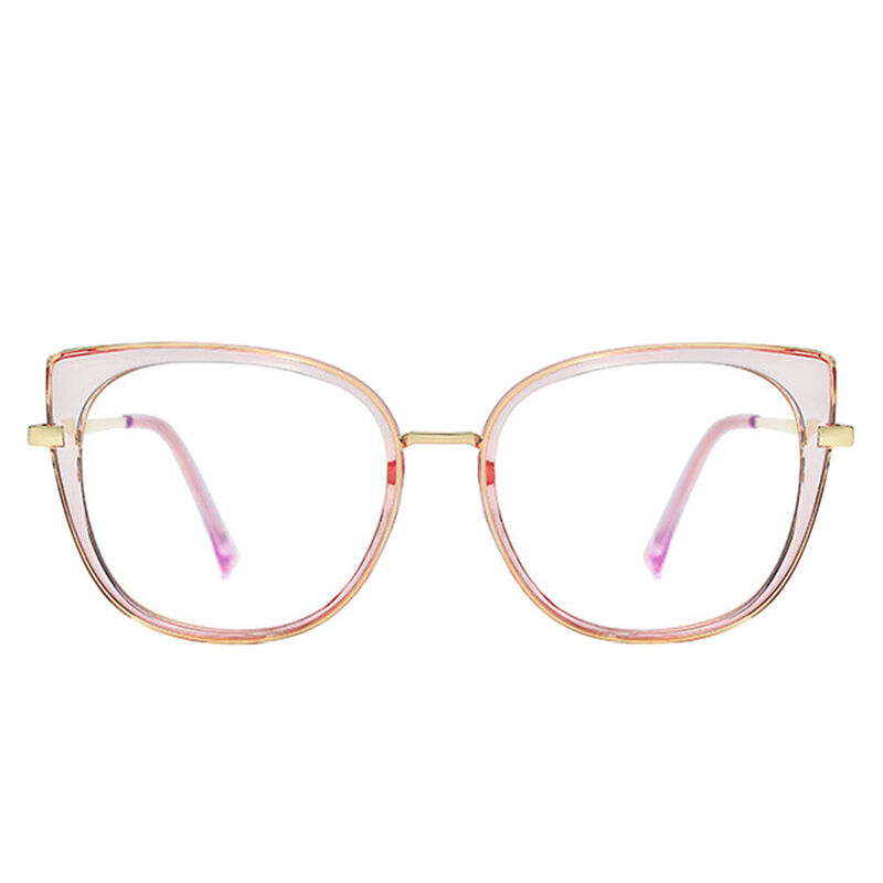 Daneil Cat Eye Pink Glasses