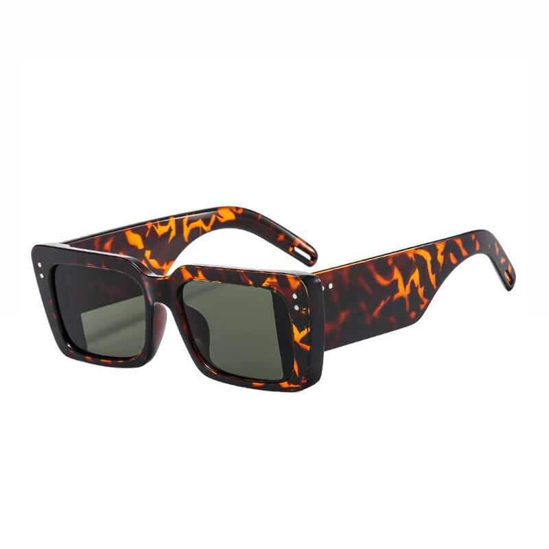 Heaven Rectangle Tortoise Sunglasses