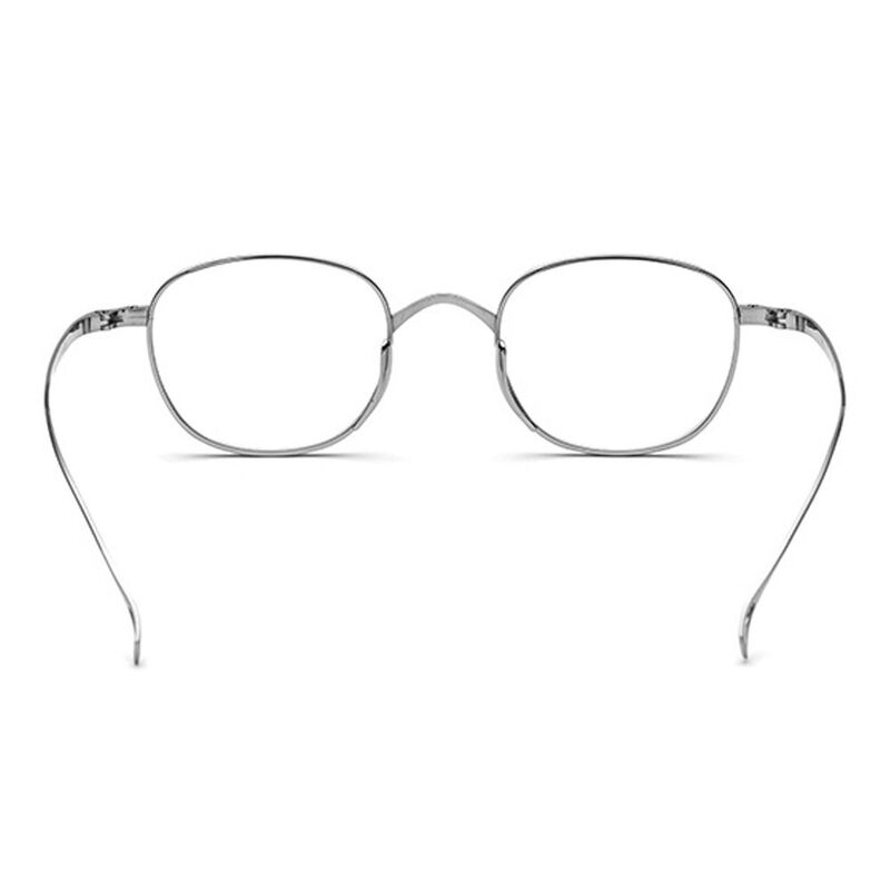 Julian Oval Silver Glasses
