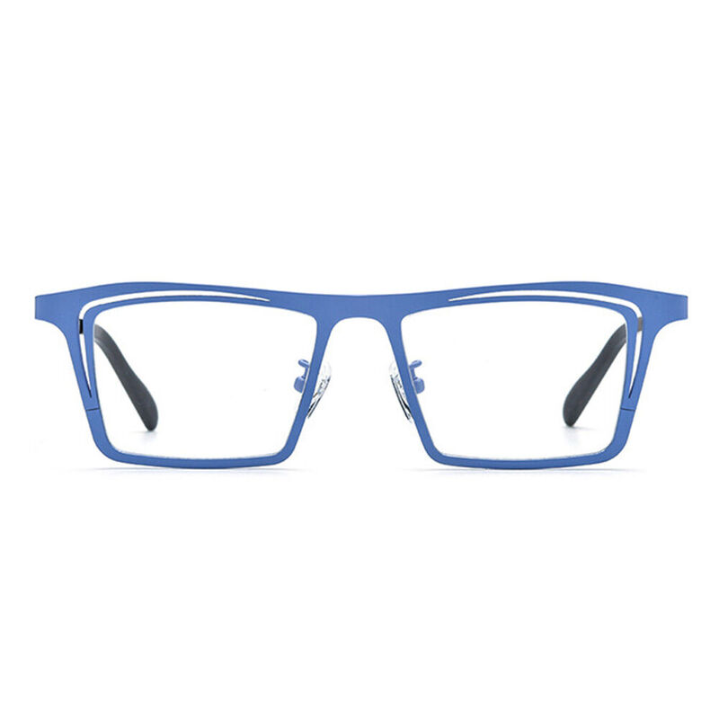 Marina Rectangle Blue Glasses