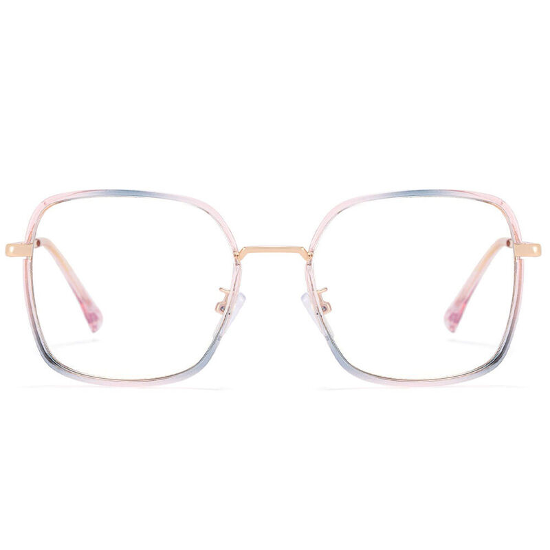 Cheyenne Geometric Blue Pink Glasses