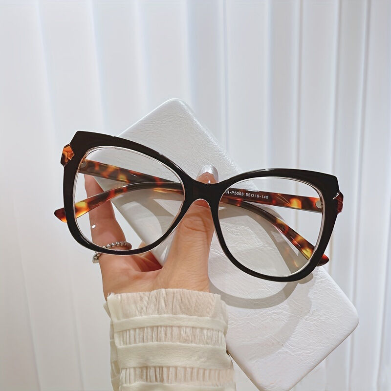 Isabella Cat Eye Black Tortoise Glasses