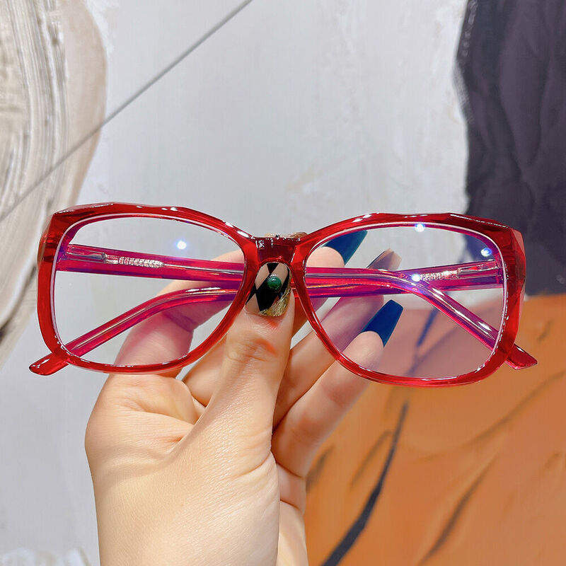 Lunettes de Vue Cornelie Cat Eye Rouge