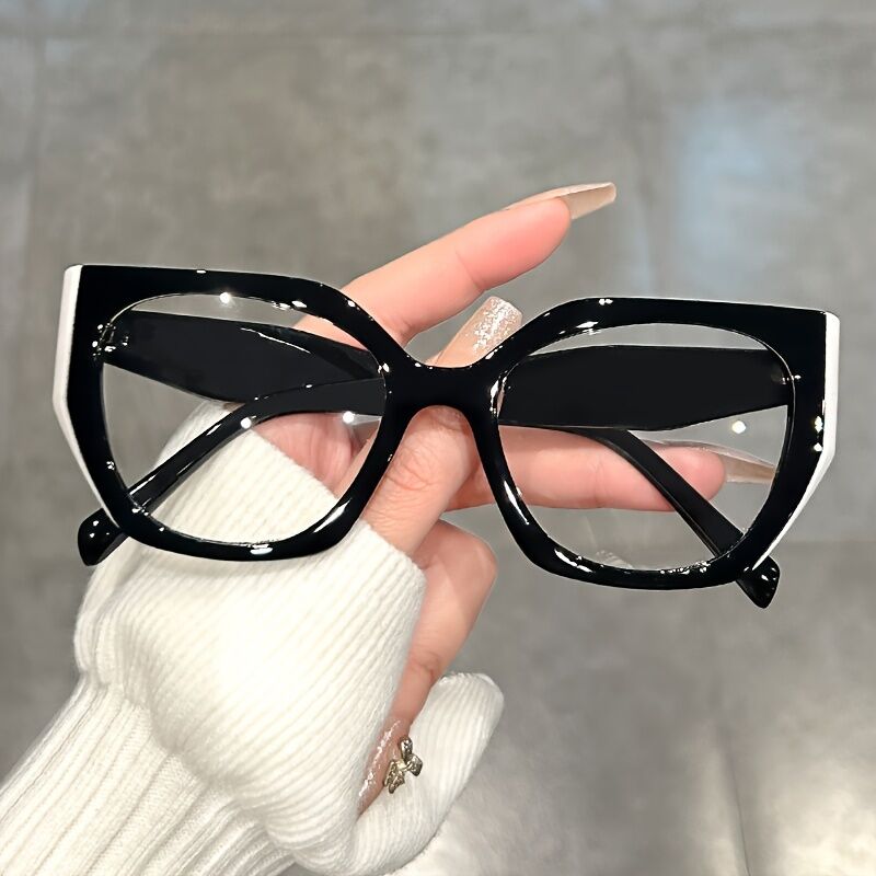 Hedda Cat Eye Black Glasses